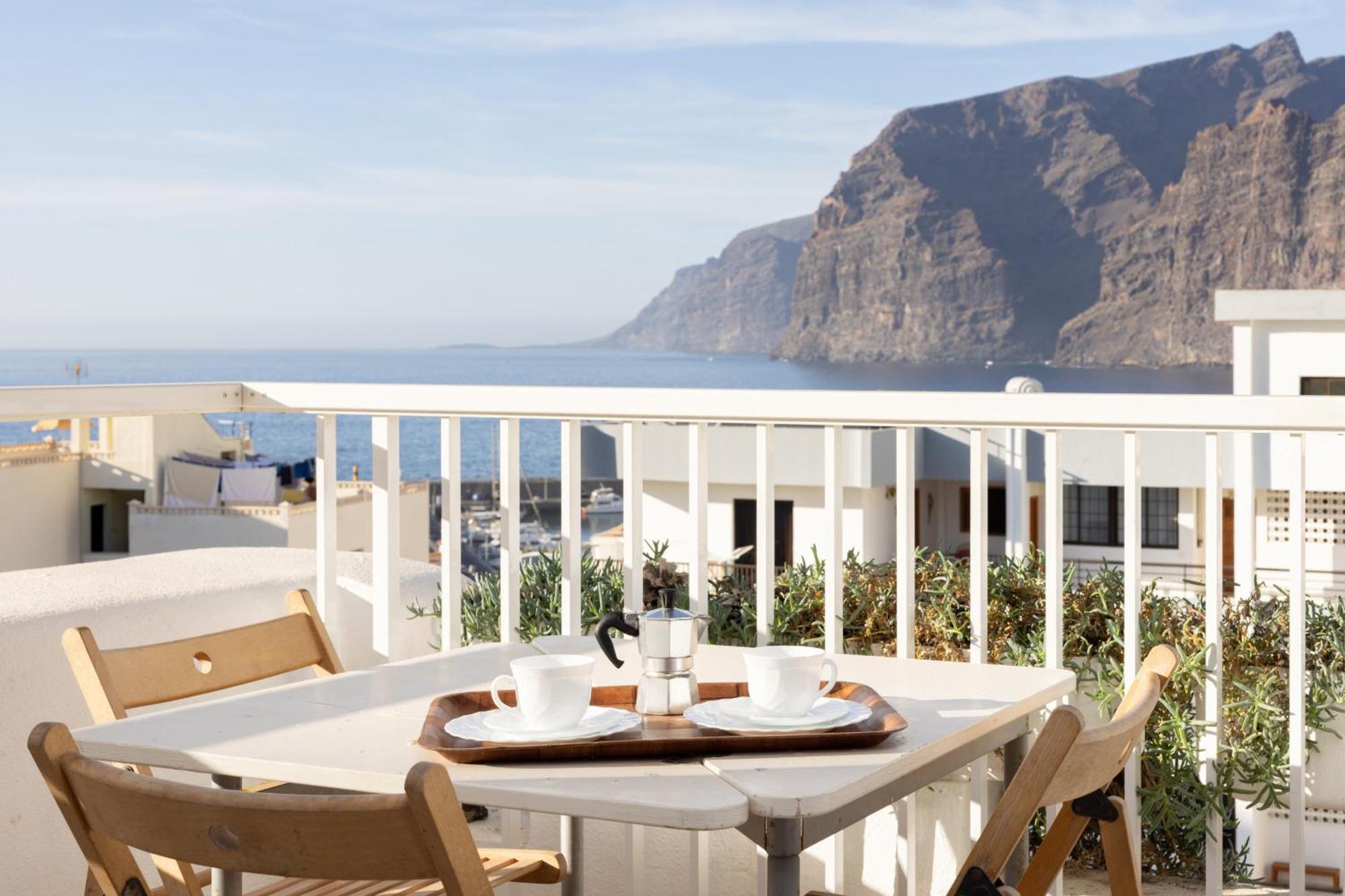 Okstay Los Gigantes With Ac, Terraces And Sea Views Santiago Del Teide Ngoại thất bức ảnh