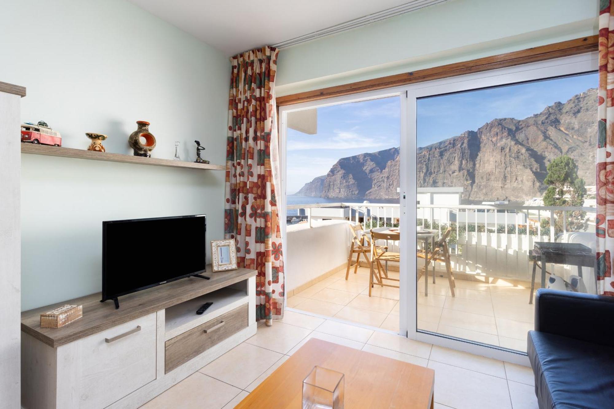 Okstay Los Gigantes With Ac, Terraces And Sea Views Santiago Del Teide Ngoại thất bức ảnh